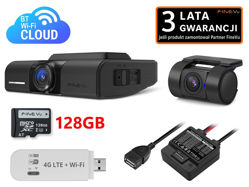 FineVu GX1100 /128GB + zestaw LTE PRO do chmury